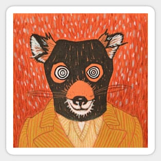 Mr Fox Sticker
